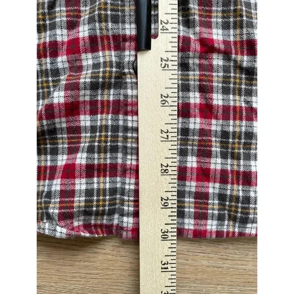 Eddie Bauer Men's Plaid Long Sleeve Button Down Flannel Shirt Relaxed Fit Sz S - Picture 6 of 6